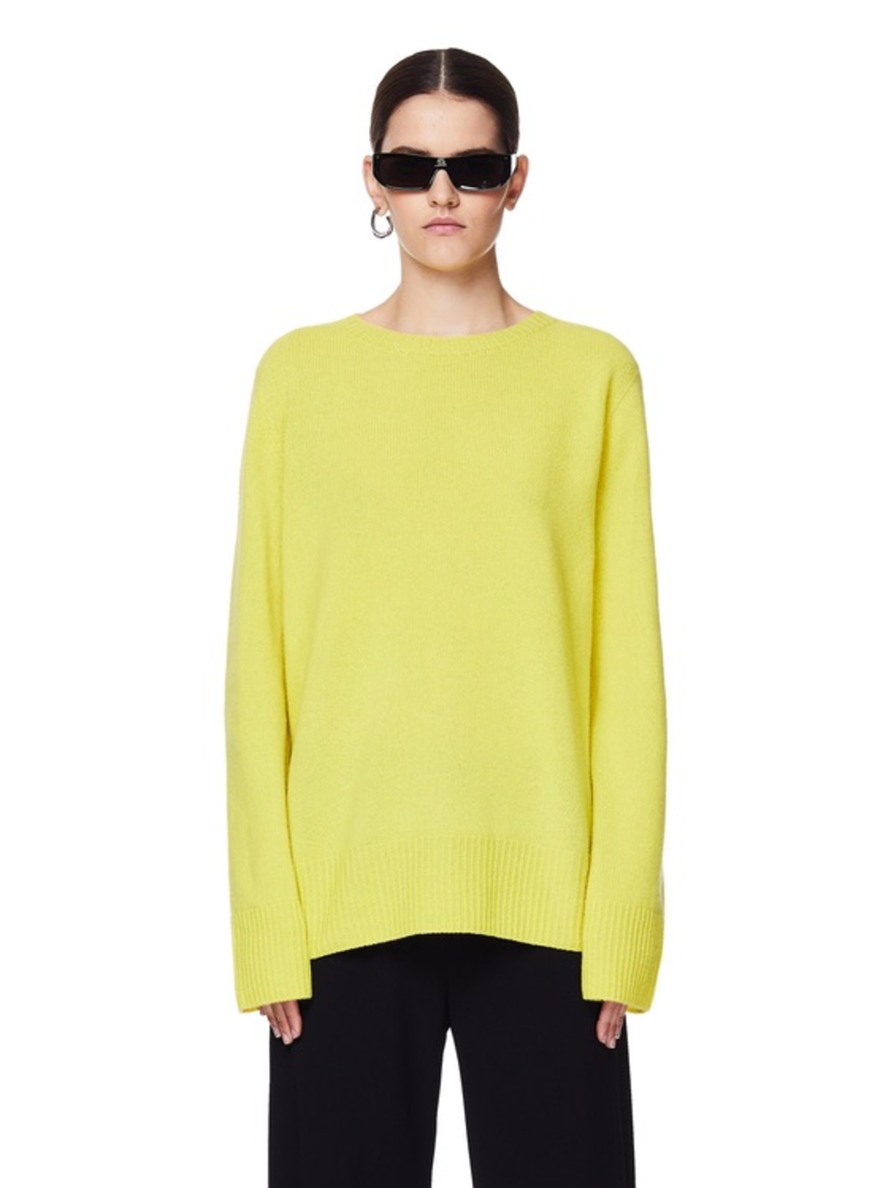 The Row Yellow Cashmere Sweater
